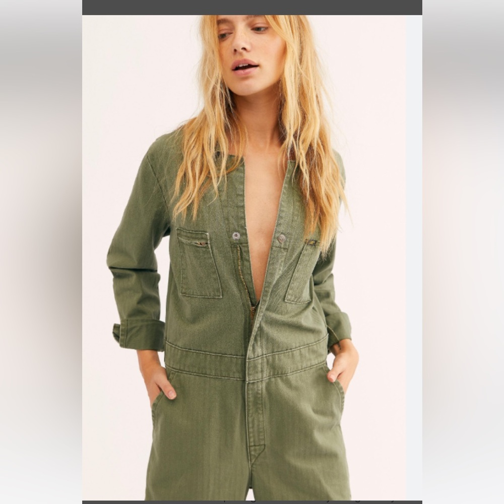 Lee Union Coverall in Olive Green